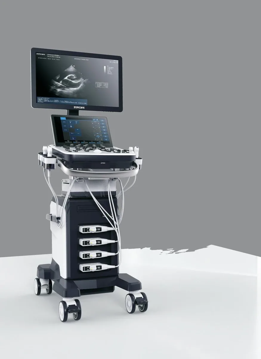 Stacjonarny aparat USG weterynaryjny Zoncare VU60 z głowicami micro-convex C11-3D + liniowa L13-5D