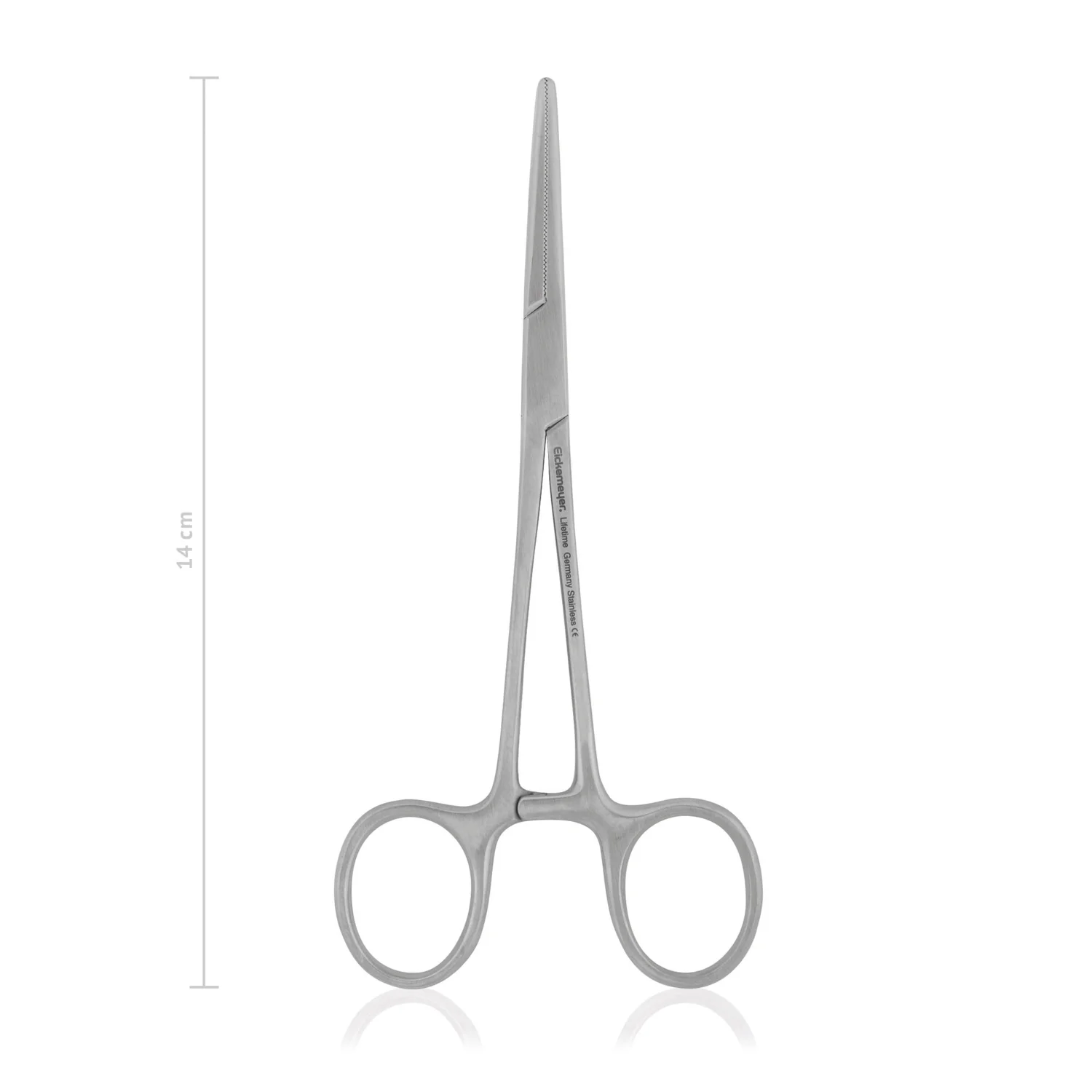 Kleszcze naczyniowe Crile 14 cm proste Eickemeyer