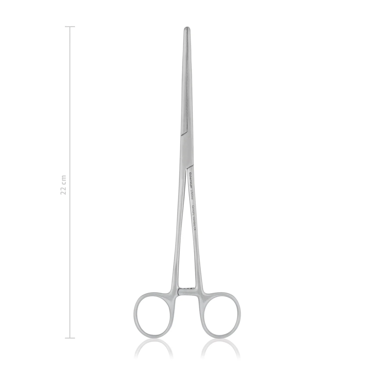 Kleszcze naczyniowe Rochester-Pean 22 cm zagięte Eickemeyer