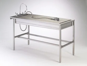 Wanno-stół Shor-Line ze stali nierdzewnej na nogach, 1536,7 mm, wanna 152,4 mm