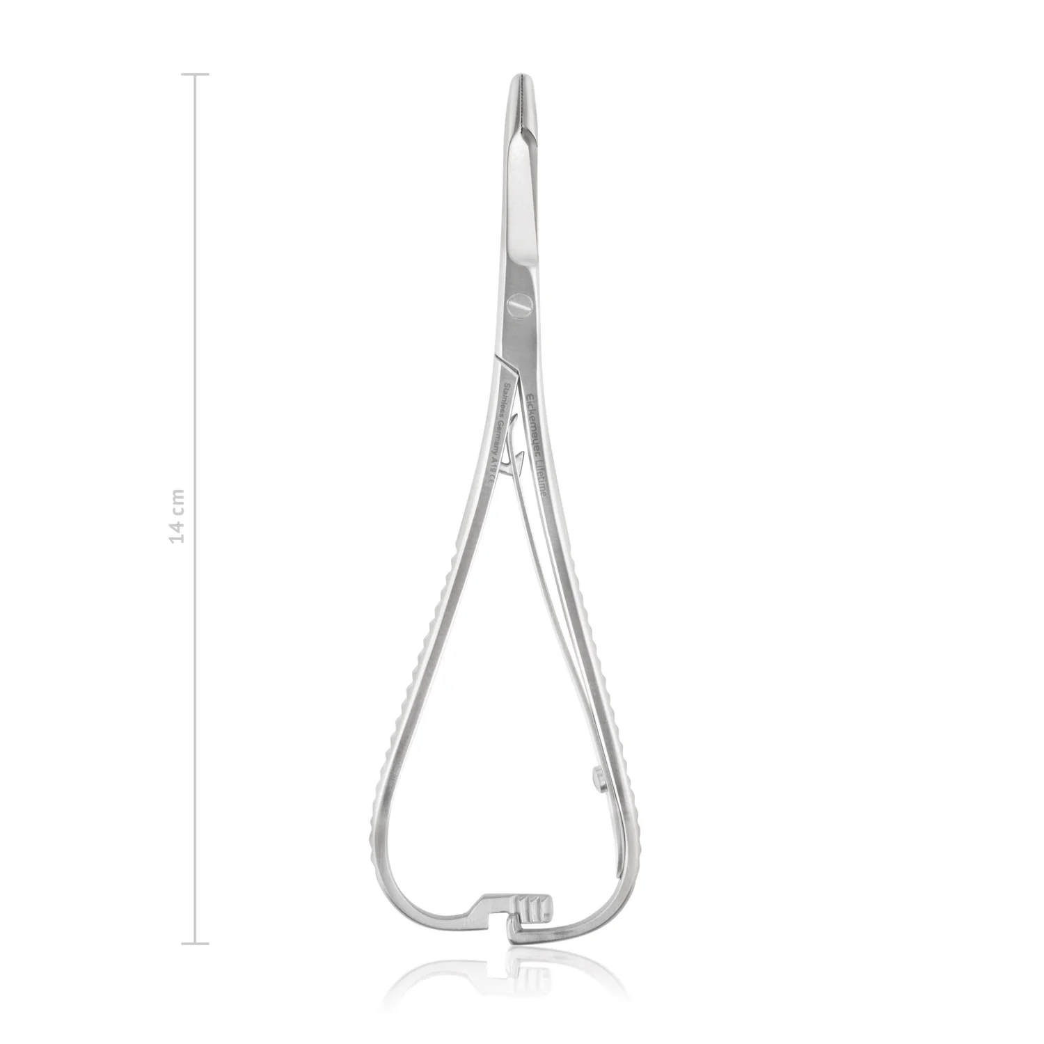 Igłotrzymacz Mathieu-Olsen 14 cm z nożyczkami Eickemeyer