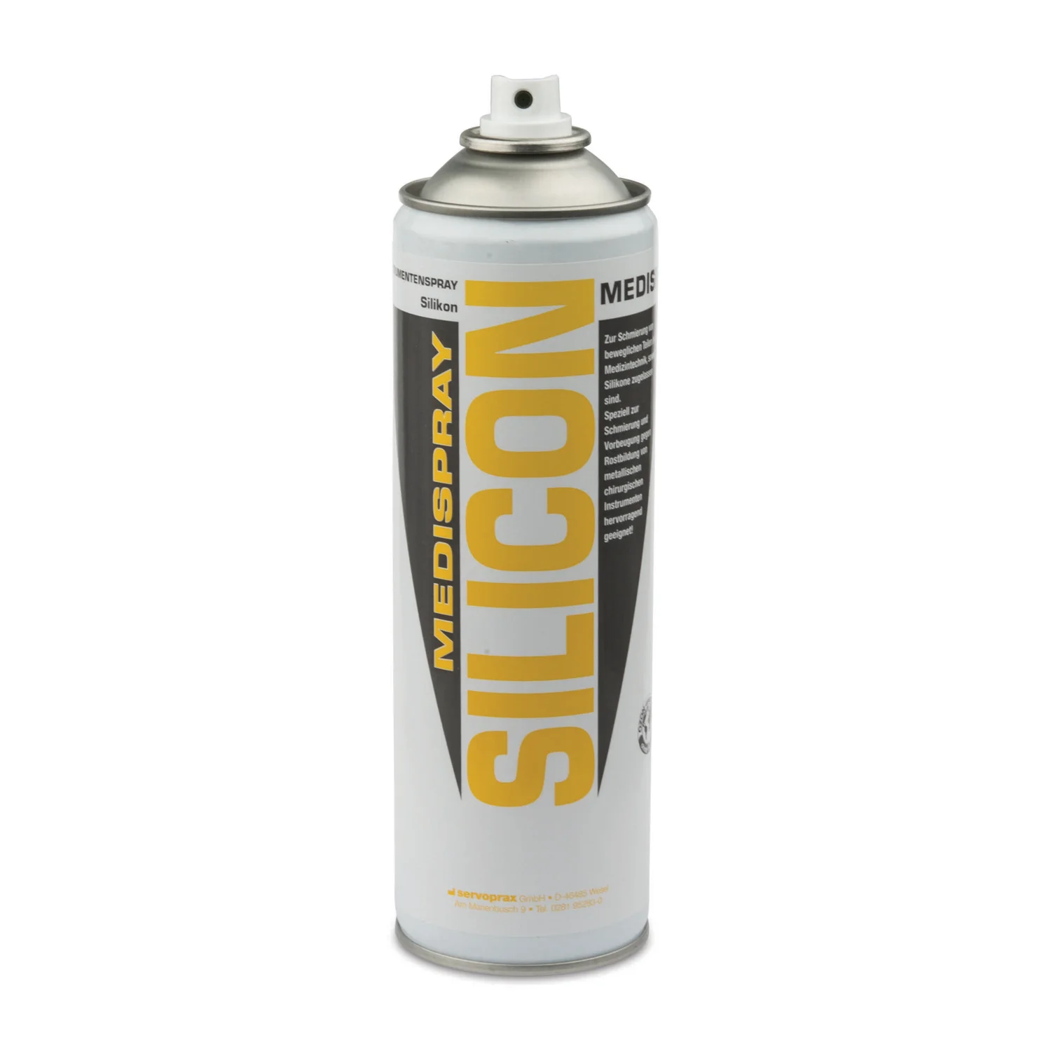 Spray silikonowy 500 ml do konserwacji rurek dotchawiczych