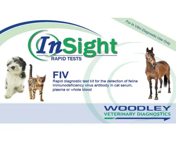 Test kasetkowy InSight FIV w opakowaniu