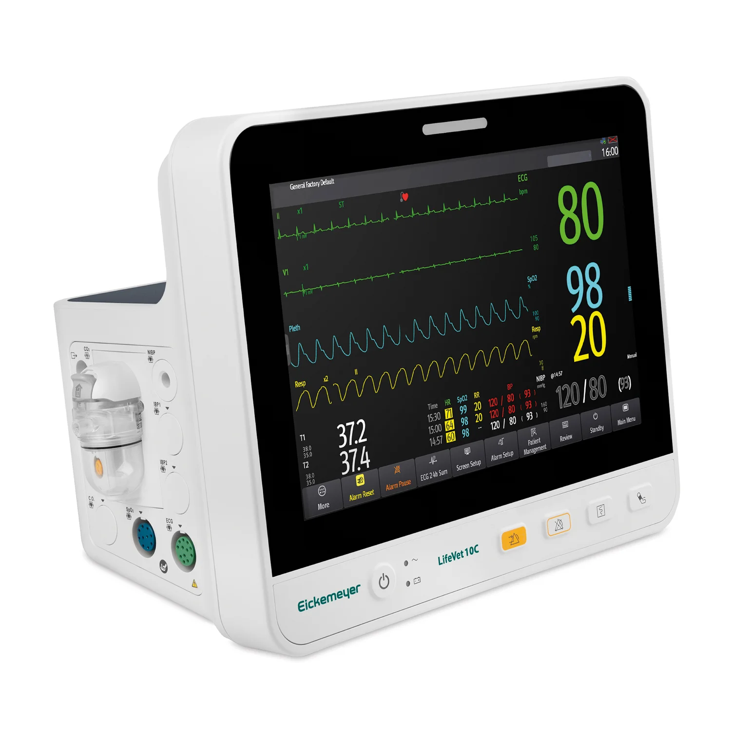 Monitor LifeVet 10C Monitor pacjenta LifeVet 10C z ekranem dotykowym 10 cali