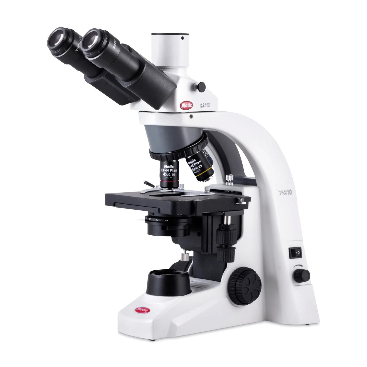 Trinokularowy mikroskop laboratoryjny Motic BA210 LED
