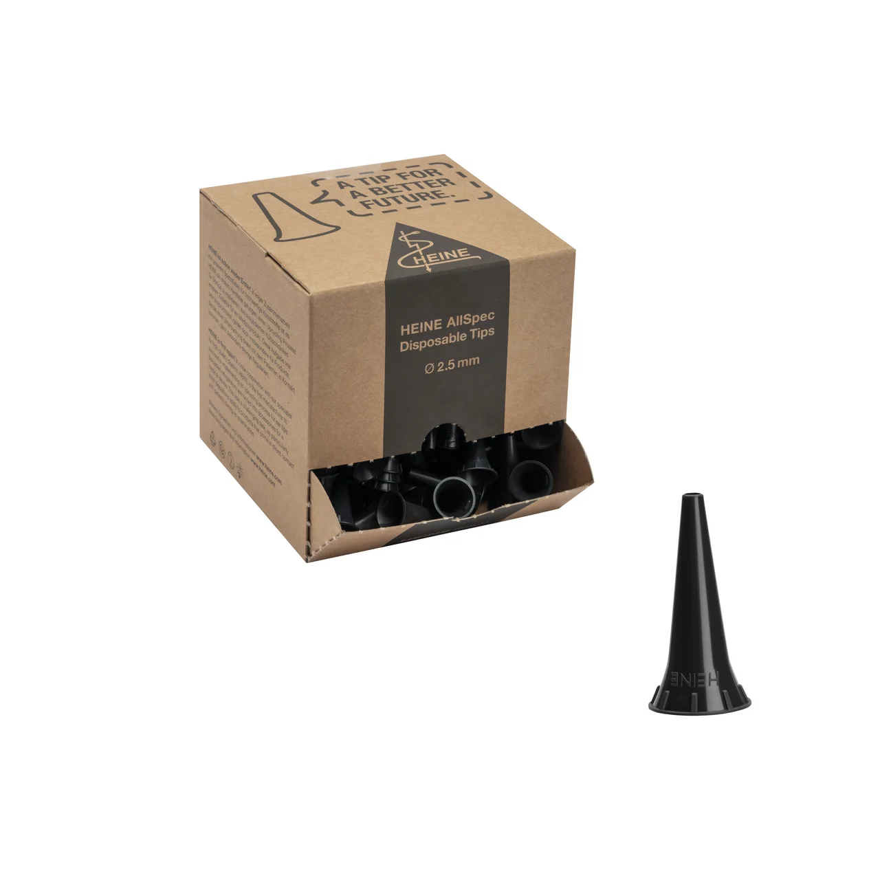 Jednorazowe wzierniki uszne HEINE AllSpec 2,5 mm