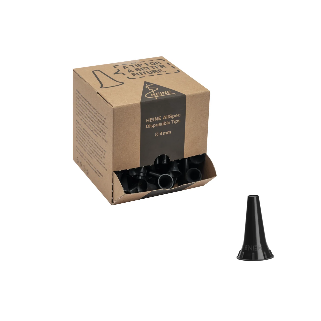 Jednorazowe wzierniki uszne HEINE AllSpec 4 mm