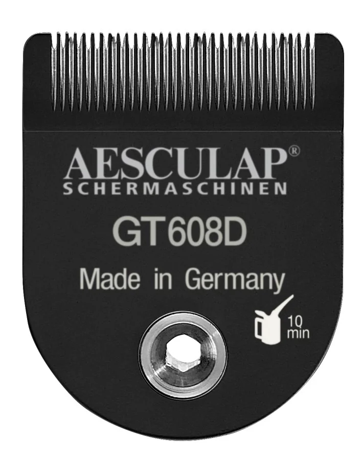 Zestaw tnący Aesculap GT608D z czarną powłoką DLC do trymera Exacta