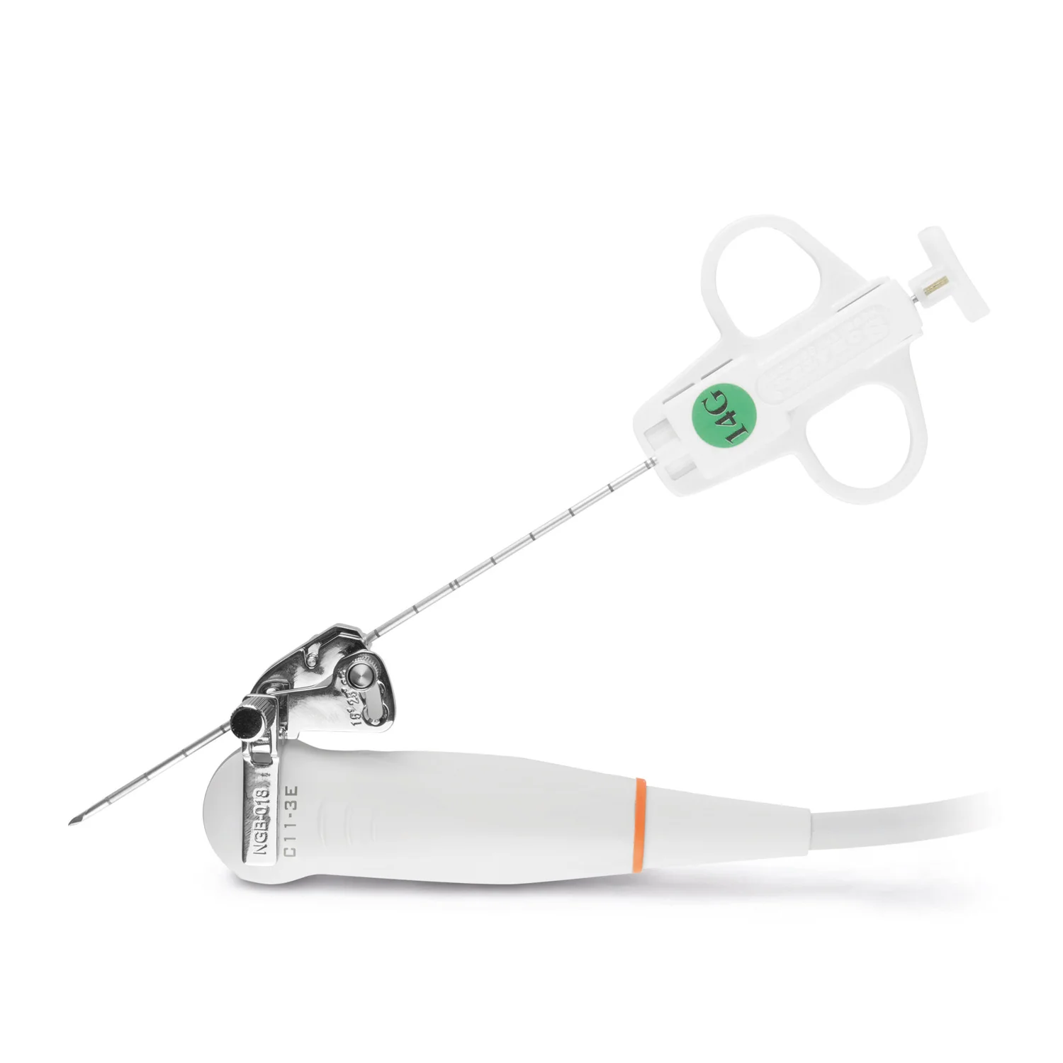 Adapter punkcyjny z prowadnicą igły do głowicy micro-convex C11-3E