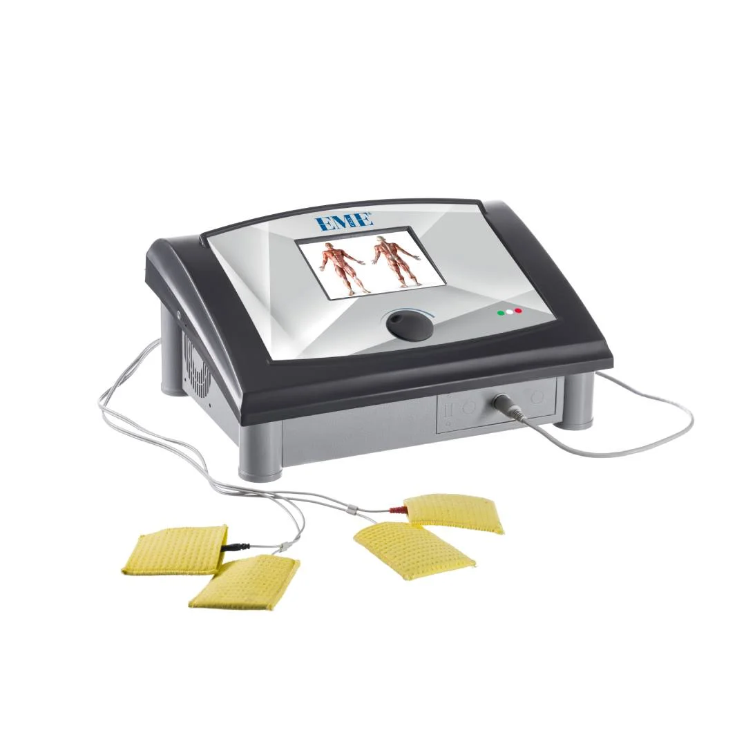 Aparat do elektroterapii EME Therapic 9200 z kablami i elektrodami