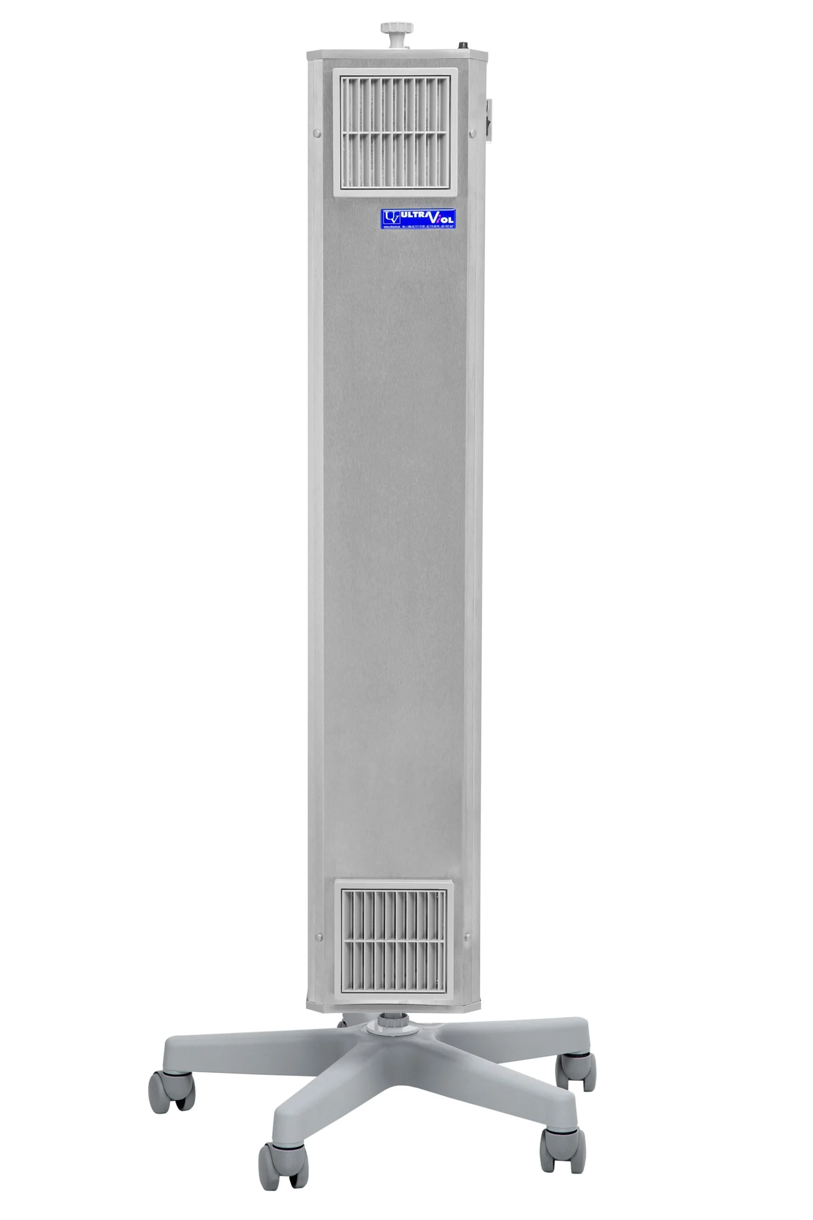 Przejezdna przepływowa lampa bakteriobójcza UV-C Ultraviol NBVE 110 P na statywie